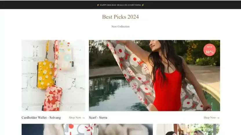 Screenshot of Non-Delivery scam website Saleplace1996.shop