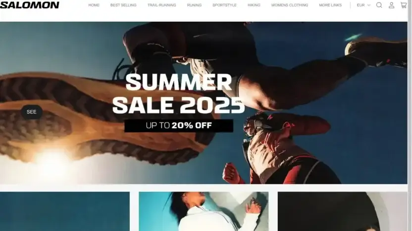 Screenshot of Non-Delivery scam website Salezshop.com