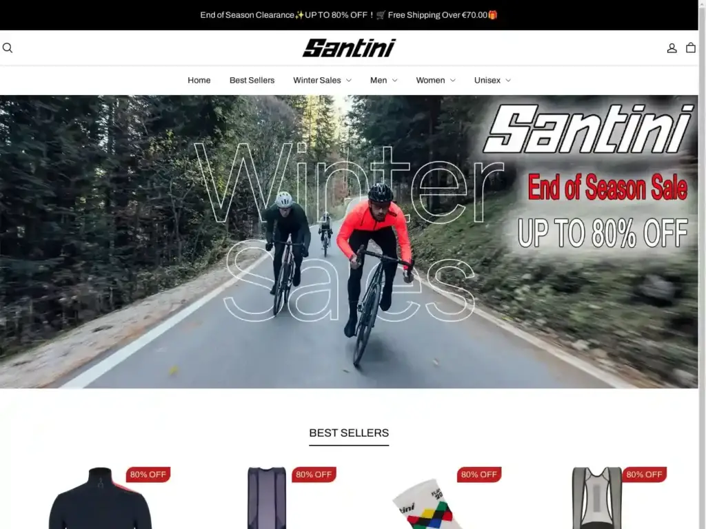 santinicyclingeu-com Alternative Text