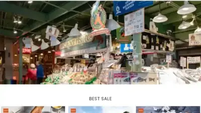 Screenshot of Non-Delivery scam website Seafoodfeast.shop