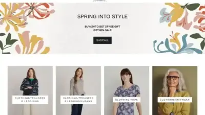 Screenshot of Non-Delivery scam website Seasaltcornwalluk.com