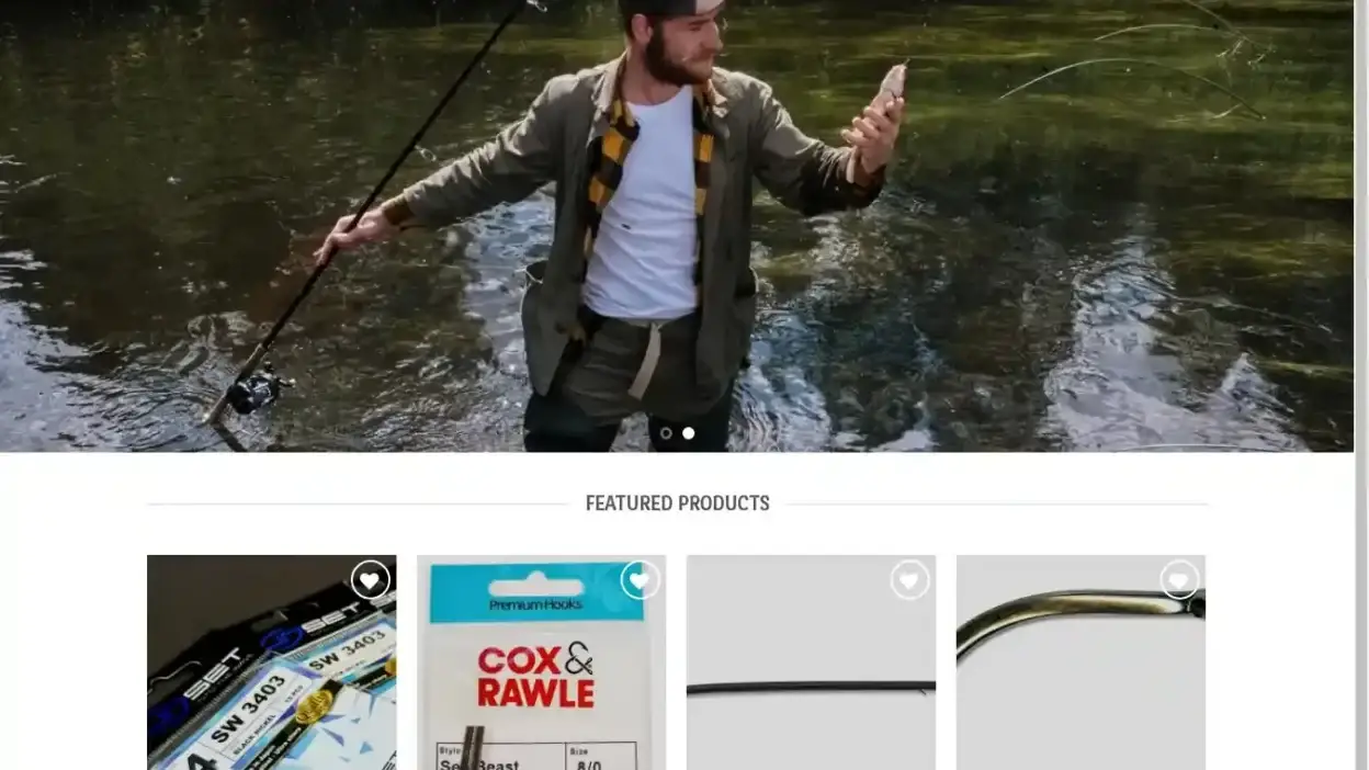 Screenshot of Non-Delivery scam website Seatackles.com