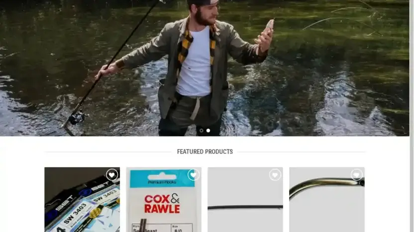 Screenshot of Non-Delivery scam website Seatackles.com
