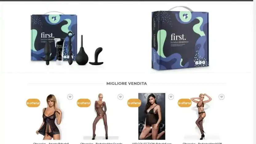 Screenshot of Non-Delivery scam website Sexofferte.com