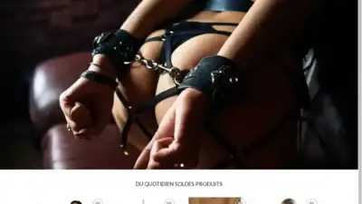 Screenshot of Non-Delivery scam website Sexsoldes.com