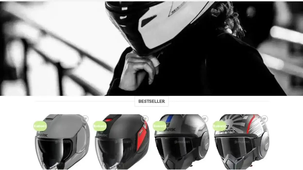 Screenshot of Automobile scam website Sharkmotorrad.com