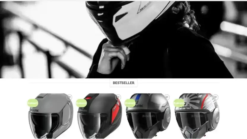 Screenshot of Automobile scam website Sharkmotorrad.com