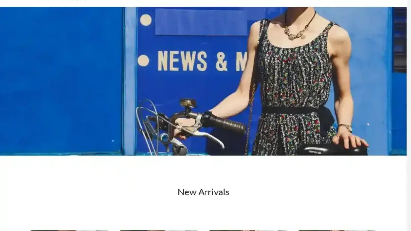 Screenshot of Non-Delivery scam website Shetjey.shop