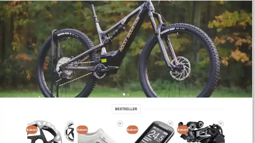 Screenshot of Non-Delivery scam website Shimanofahrrad.com