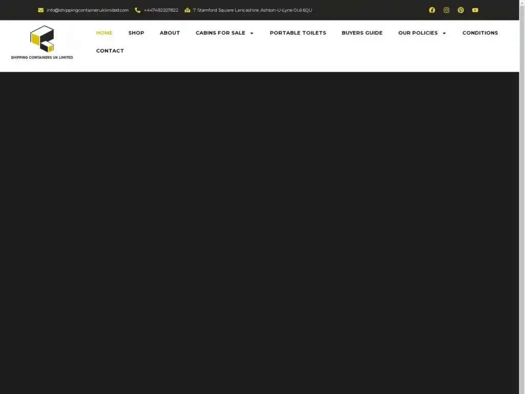 shippingcontaineruklimited-com Alternative Text
