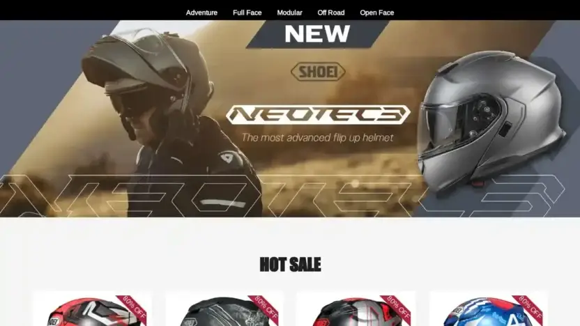 Screenshot of Non-Delivery scam website Shoeisale.shop