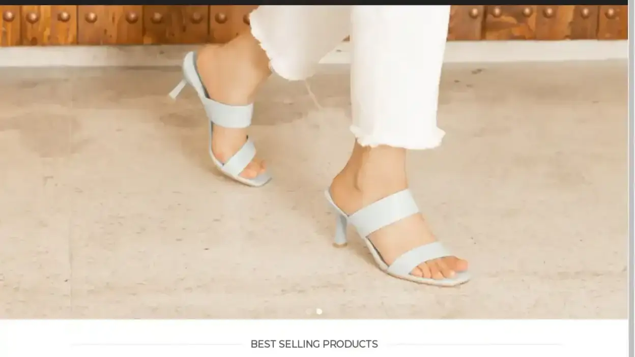 Screenshot of Non-Delivery scam website Shoeseychelles.com