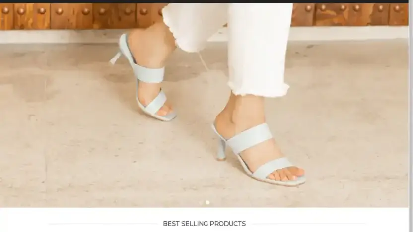 Screenshot of Non-Delivery scam website Shoeseychelles.com