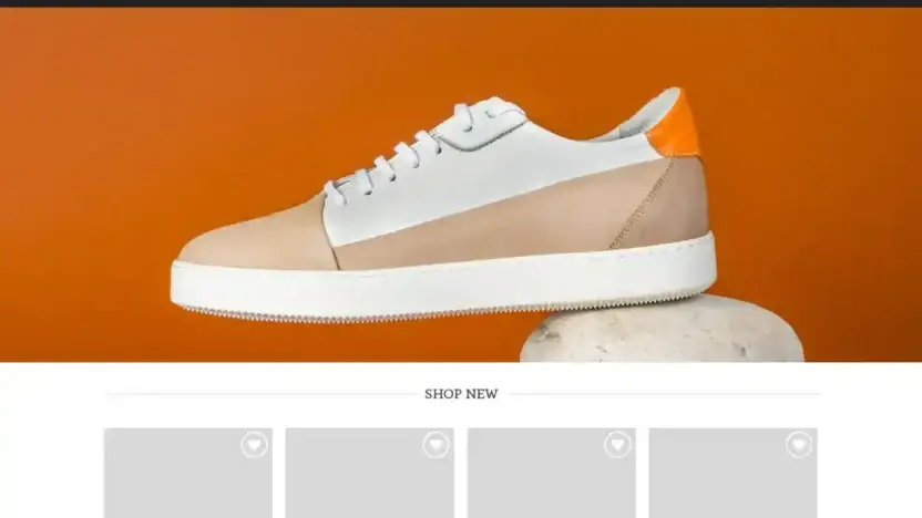 Screenshot of Fashion scam website Shoessitepro.com