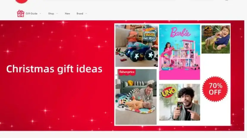 Screenshot of Non-Delivery scam website Shopping-matell.shop