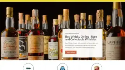 Screenshot of Whisky scam website Shopwhiskeyonline.com