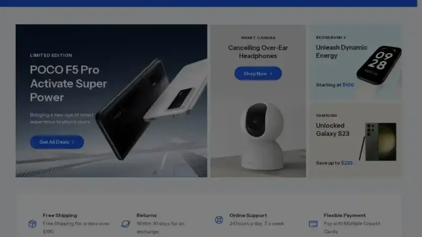 Screenshot of Non-Delivery scam website Shopyi.fun