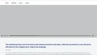 Screenshot of Non-Delivery scam website Sinceoof.shop