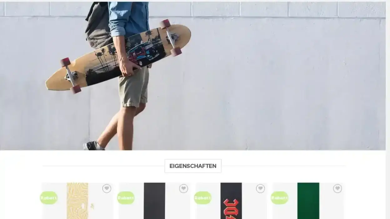 Screenshot of Non-Delivery scam website Skateladen.com