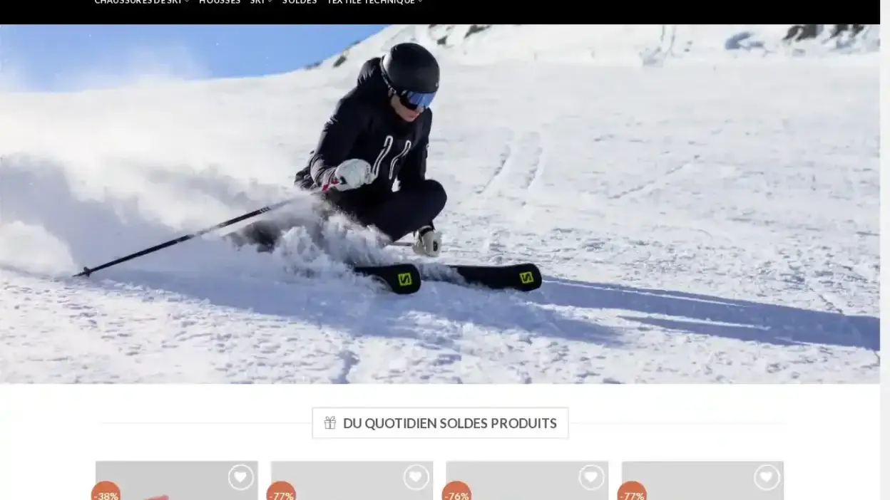 Screenshot of Non-Delivery scam website Skirabais.com