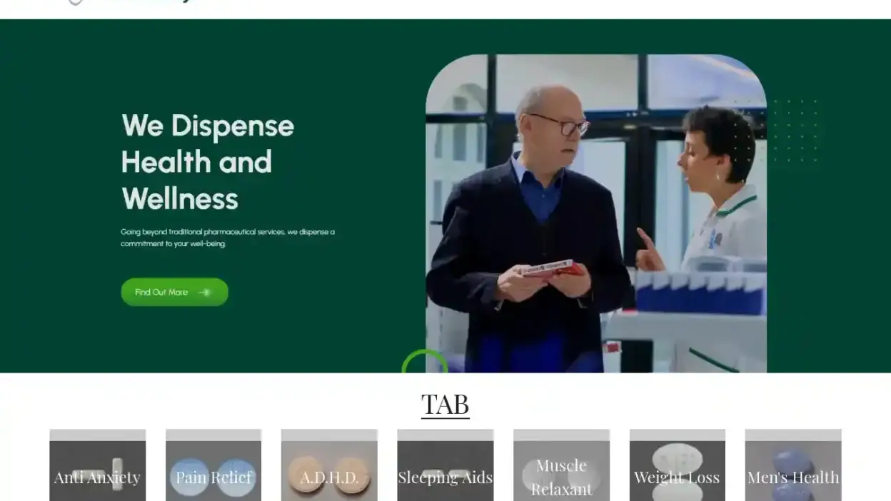 Screenshot of Non-Delivery scam website Skyrxonline.com