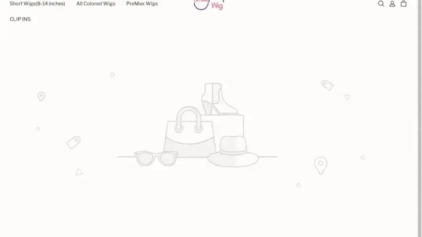 Screenshot of Non-Delivery scam website Smilewigmx.com