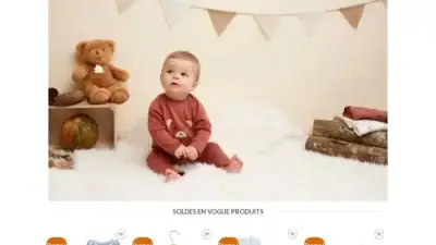 Screenshot of Non-Delivery scam website Soldeptitbisou.com