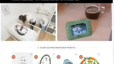 Screenshot of Non-Delivery scam website Soldesbabyfr.com