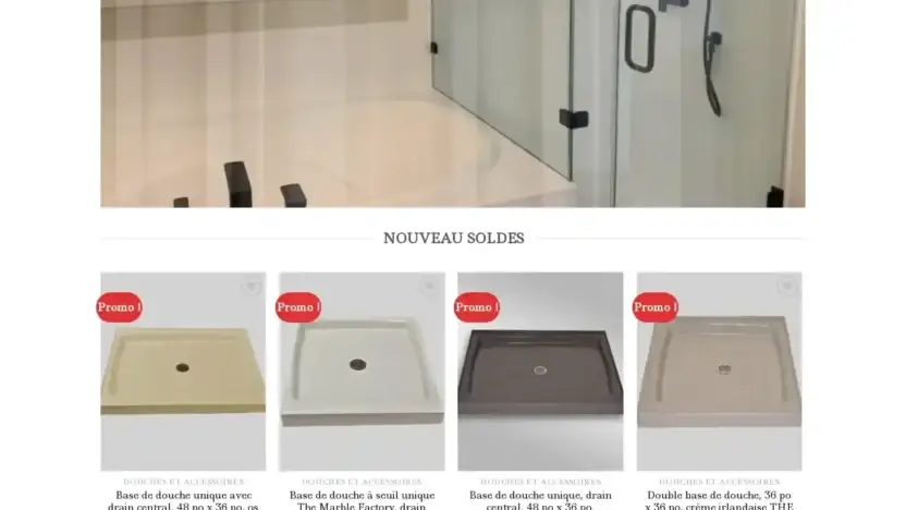 Screenshot of Non-Delivery scam website Soldesmarble.com