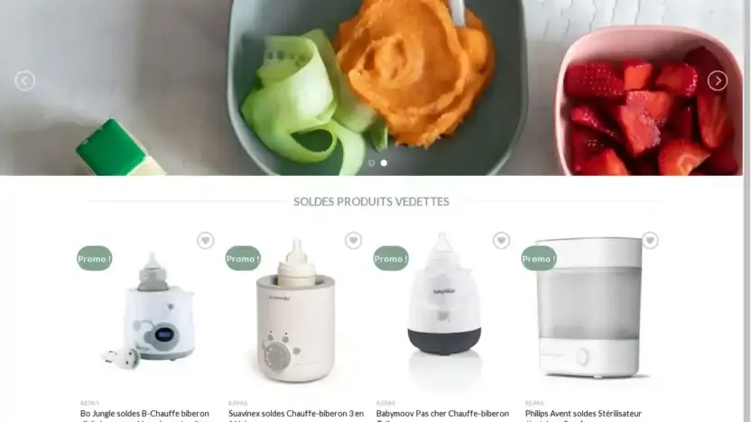 Screenshot of Non-Delivery scam website Soldesrepas.com