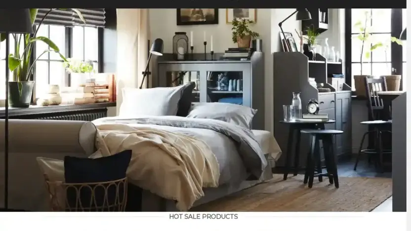 Screenshot of Non-Delivery scam website Soleildocrehome.com