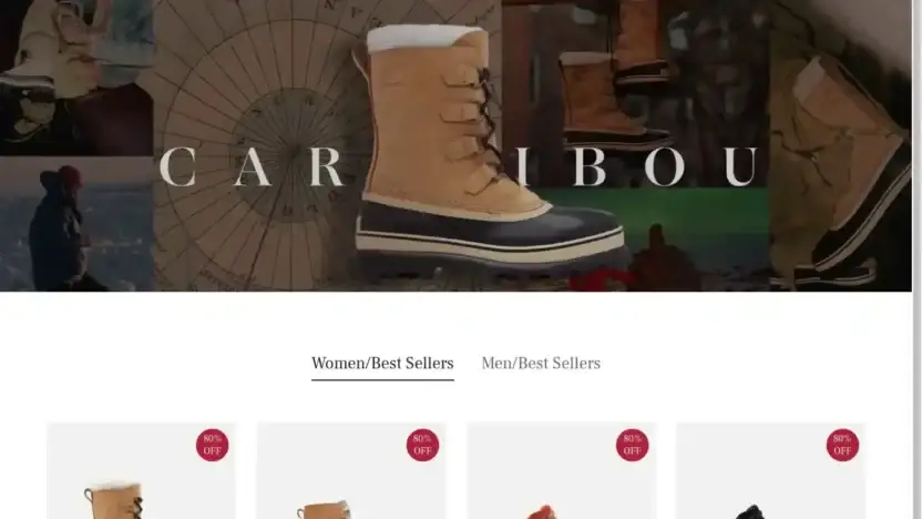 Screenshot of Non-Delivery scam website Soreloff.shop