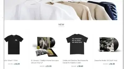 Screenshot of Non-Delivery scam website Sound-merch.shop