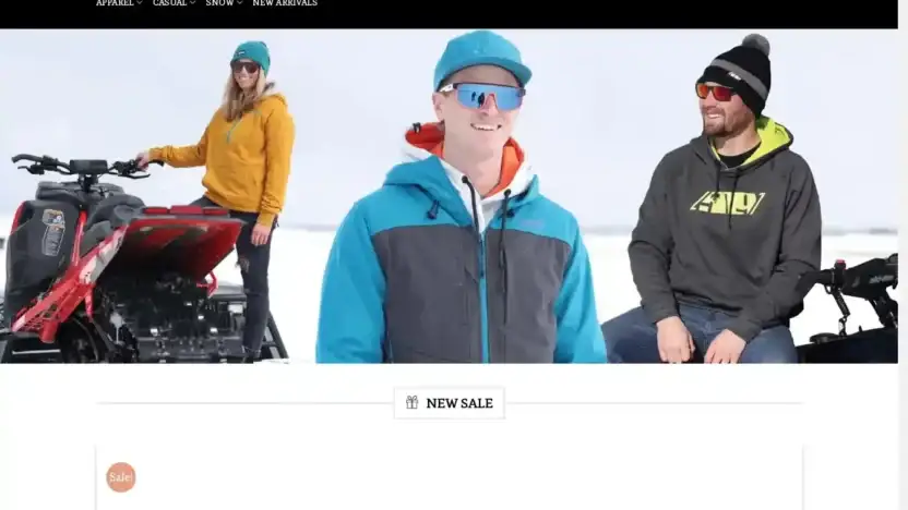 Screenshot of Non-Delivery scam website Spaceskigear.com