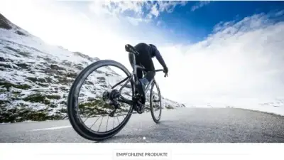 Screenshot of Sport scam website Sparfahrradbike.com