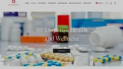 Screenshot of Non-Delivery scam website Specialpharmacy.shop