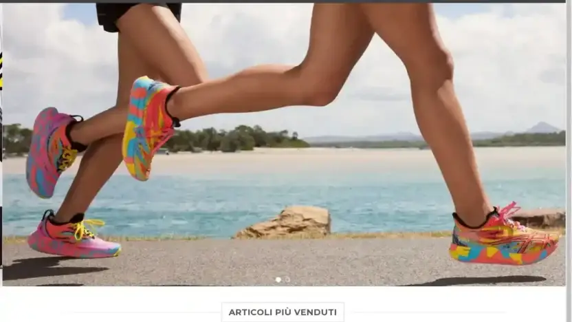 Screenshot of Non-Delivery scam website Sportprodotti.com