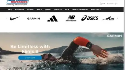 Screenshot of Non-Delivery scam website Sportsmanswarehousesza.com