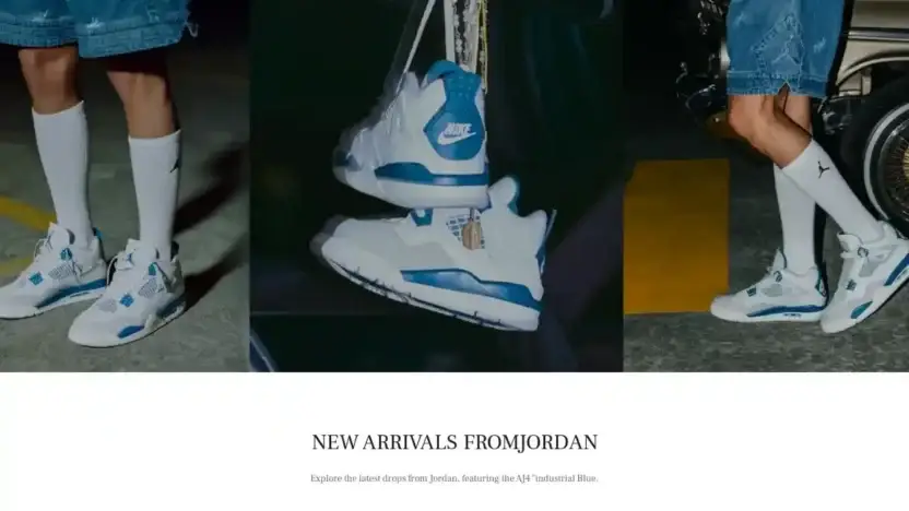 Screenshot of Non-Delivery scam website Sportsshoeclub.com