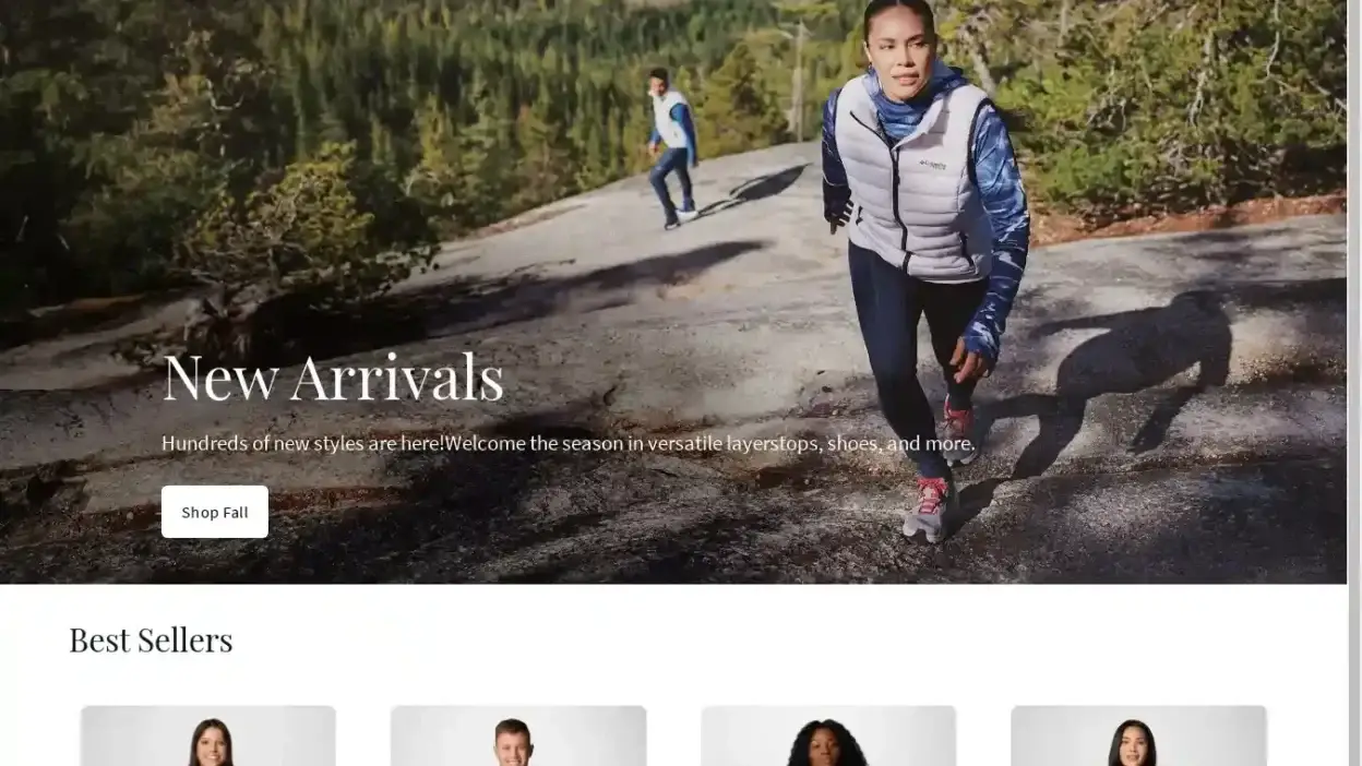 Screenshot of Non-Delivery scam website Sportswearsvip.shop