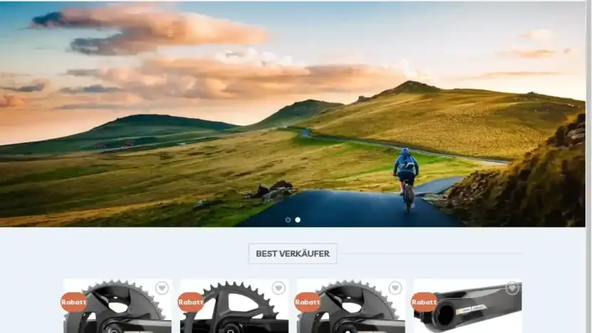 Screenshot of Non-Delivery scam website Sramrabatt.com
