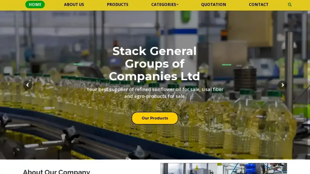 Screenshot of Non-Delivery scam website Stackgengroupcoltd.com