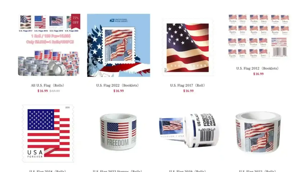 Screenshot of Non-Delivery scam website Stampskingdom.shop