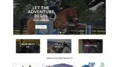 Screenshot of Non-Delivery scam website Statelinetack.shop