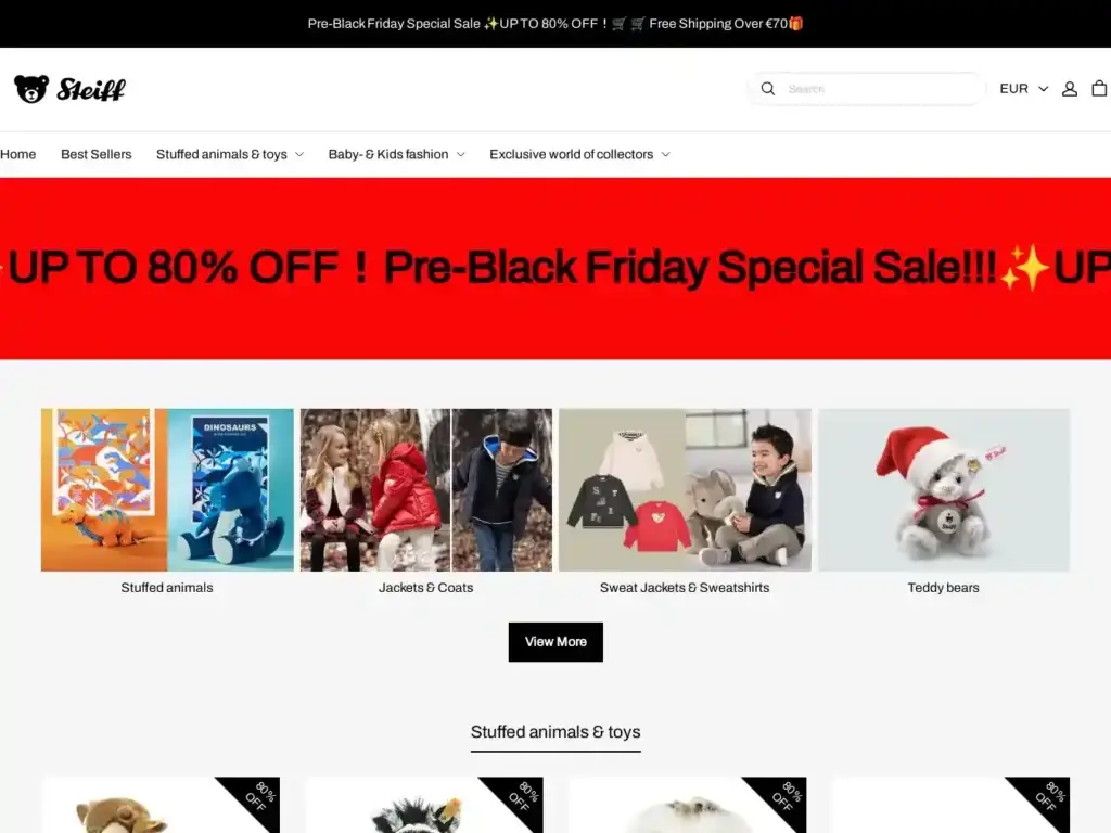 steiffeashop-com Alternative Text