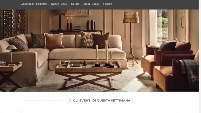 Screenshot of Non-Delivery scam website Stileprodotti.com