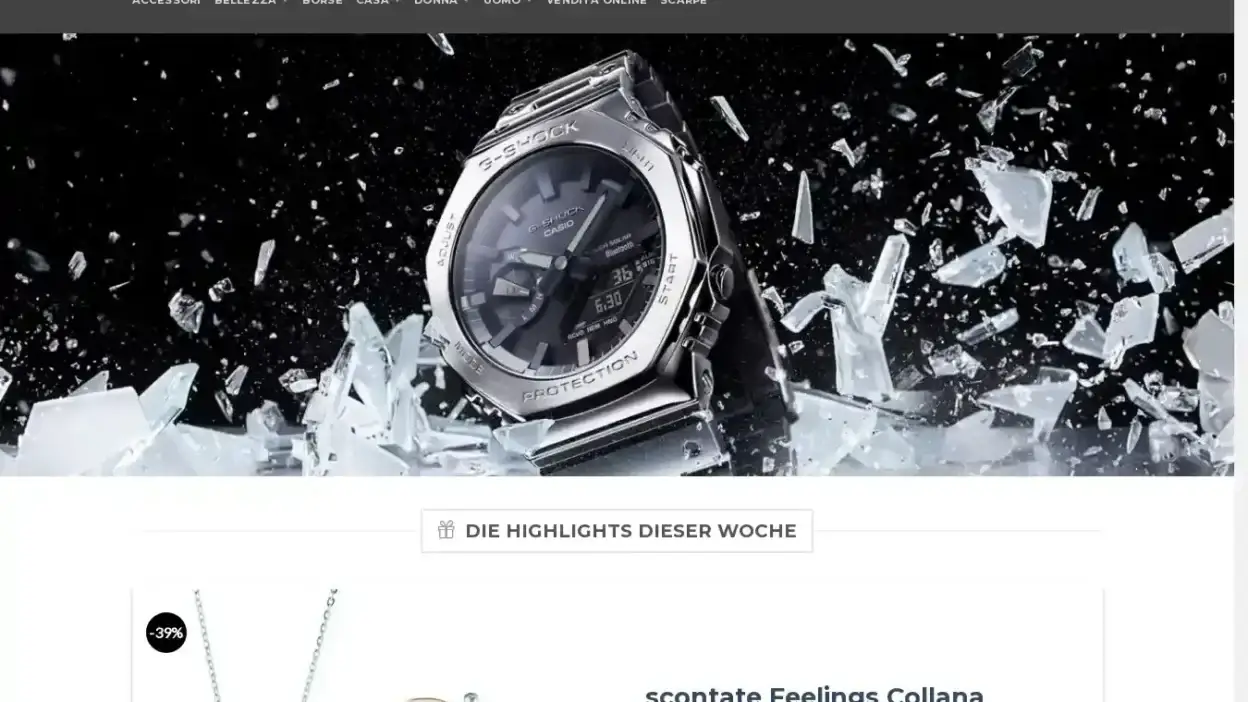 Screenshot of Non-Delivery scam website Stileregali.com