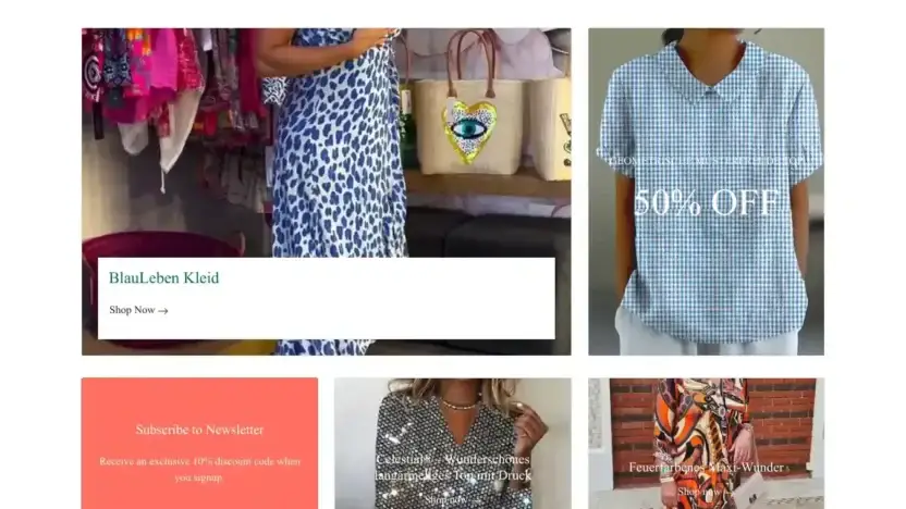 Screenshot of Non-Delivery scam website Storehub1999.shop