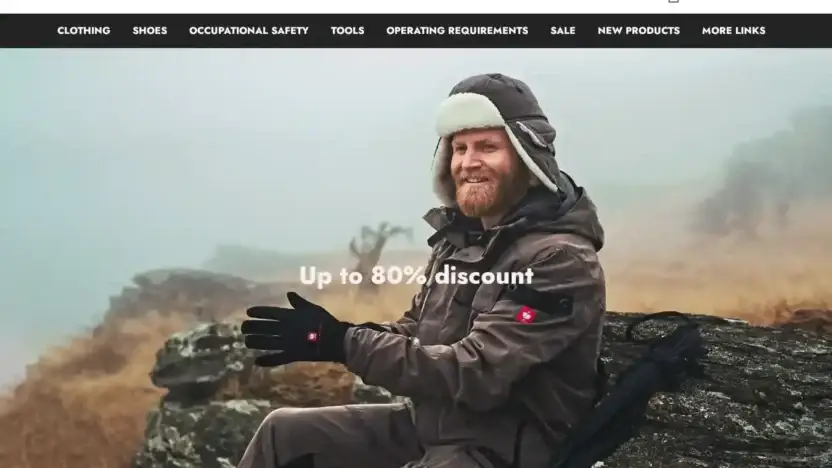 Screenshot of Non-Delivery scam website Straussale-eu.shop