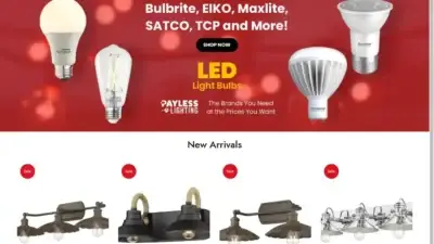 Screenshot of Non-Delivery scam website Stylightingstore.com